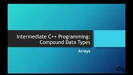 C++ Programming Tutorial 14: Compound Data Types - Arrays